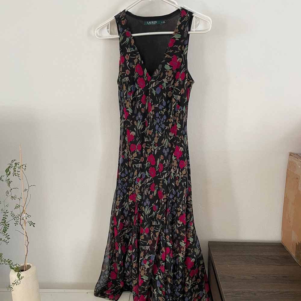Floral Ralph Lauren Midi Dress